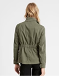 High collar quilted jacket - 4