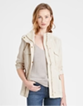 High collar quilted jacket - 3